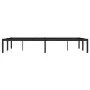 Black metal bed frame 120x190 cm by , Beds and slatted bases - Ref: Foro24-373652, Price: 89,21 €, Discount: %