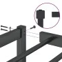 Black metal bed frame 120x190 cm by , Beds and slatted bases - Ref: Foro24-373652, Price: 89,21 €, Discount: %