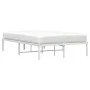 Bettgestell aus weißem Metall, 120 x 200 cm von , Betten und Lattenroste - Ref: Foro24-373671, Preis: 75,72 €, Rabatt: %