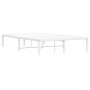 Bettgestell aus weißem Metall, 120 x 200 cm von , Betten und Lattenroste - Ref: Foro24-373671, Preis: 75,84 €, Rabatt: %