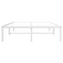 Bettgestell aus weißem Metall, 120 x 200 cm von , Betten und Lattenroste - Ref: Foro24-373671, Preis: 75,72 €, Rabatt: %