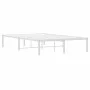 Bettgestell aus weißem Metall, 120 x 200 cm von , Betten und Lattenroste - Ref: Foro24-373671, Preis: 75,72 €, Rabatt: %