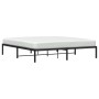 Estructura de cama de metal negro 180x200 cm de , Camas y somieres - Ref: Foro24-373659, Precio: 94,28 €, Descuento: %