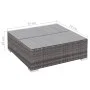6-teiliges Gartenmöbel-Set und graue synthetische Rattankissen von vidaXL, Gartensets - Ref: Foro24-44607, Preis: 537,83 €, R...