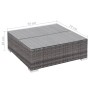 6-teiliges Gartenmöbel-Set und graue synthetische Rattankissen von vidaXL, Gartensets - Ref: Foro24-44607, Preis: 549,11 €, R...