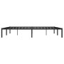 Estructura de cama de metal negro 180x200 cm de , Camas y somieres - Ref: Foro24-373659, Precio: 94,28 €, Descuento: %
