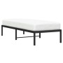 Estructura de cama de metal negro 80x200 cm de , Camas y somieres - Ref: Foro24-373646, Precio: 62,99 €, Descuento: %
