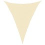 Toldo de vela HDPE color crema 160 g/m² 4x5x5 m