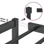 Estructura de cama de metal negro 80x200 cm de , Camas y somieres - Ref: Foro24-373646, Precio: 62,99 €, Descuento: %