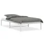 White metal bed frame 100x190 cm by , Beds and slatted bases - Ref: Foro24-373667, Price: 55,85 €, Discount: %