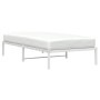 Bettgestell aus weißem Metall, 100 x 190 cm von , Betten und Lattenroste - Ref: Foro24-373667, Preis: 56,77 €, Rabatt: %