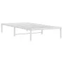 Estructura de cama metal blanca 100x190 cm de , Camas y somieres - Ref: Foro24-373667, Precio: 55,85 €, Descuento: %