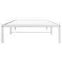 Bettgestell aus weißem Metall, 100 x 190 cm von , Betten und Lattenroste - Ref: Foro24-373667, Preis: 56,77 €, Rabatt: %