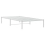 Bettgestell aus weißem Metall, 100 x 190 cm von , Betten und Lattenroste - Ref: Foro24-373667, Preis: 56,77 €, Rabatt: %