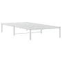 White metal bed frame 100x190 cm by , Beds and slatted bases - Ref: Foro24-373667, Price: 55,85 €, Discount: %