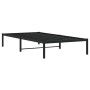 Estructura de cama de metal negro 100x200 cm de , Camas y somieres - Ref: Foro24-373650, Precio: 61,65 €, Descuento: %