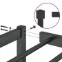 Estructura de cama de metal negro 100x200 cm de , Camas y somieres - Ref: Foro24-373650, Precio: 61,12 €, Descuento: %