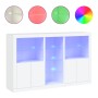 Sideboard mit weißen LED-Leuchten 162x37x100 cm von , Sideboards - Ref: Foro24-3209170, Preis: 247,78 €, Rabatt: %