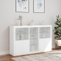 Sideboard mit weißen LED-Leuchten 162x37x100 cm von , Sideboards - Ref: Foro24-3209170, Preis: 247,78 €, Rabatt: %