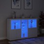Sideboard mit weißen LED-Leuchten 162x37x100 cm von , Sideboards - Ref: Foro24-3209170, Preis: 247,78 €, Rabatt: %