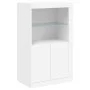 Sideboard mit weißen LED-Leuchten 162x37x100 cm von , Sideboards - Ref: Foro24-3209170, Preis: 238,29 €, Rabatt: %