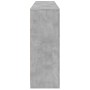 Sideboard with LED lights in concrete gray 162x37x100 cm by , Sideboards - Ref: Foro24-3209145, Price: 204,15 €, Discount: %