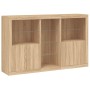 Sideboard with Sonoma oak LED lights 162x37x100 cm by , Sideboards - Ref: Foro24-3209172, Price: 197,35 €, Discount: %