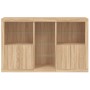 Sideboard with Sonoma oak LED lights 162x37x100 cm by , Sideboards - Ref: Foro24-3209172, Price: 197,35 €, Discount: %