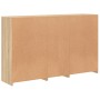 Sideboard with Sonoma oak LED lights 162x37x100 cm by , Sideboards - Ref: Foro24-3209172, Price: 197,35 €, Discount: %