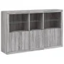 Sideboard mit LED-Leuchten in Sonoma-Grau 162x37x100 cm von , Sideboards - Ref: Foro24-3209147, Preis: 278,07 €, Rabatt: %