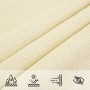 Toldo de vela HDPE color crema 160 g/m² 4x5x5 m