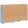 Sideboard with Sonoma grey LED lights 162x37x100 cm by , Sideboards - Ref: Foro24-3209147, Price: 278,07 €, Discount: %