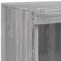 Sideboard with Sonoma grey LED lights 162x37x100 cm by , Sideboards - Ref: Foro24-3209147, Price: 284,27 €, Discount: %
