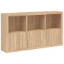 Sideboard mit LED-Leuchten Sonoma Eiche 181,5x37x100 cm von , Sideboards - Ref: Foro24-3209151, Preis: 205,65 €, Rabatt: %