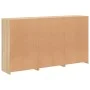 Sideboard with Sonoma oak LED lights 181.5x37x100 cm by , Sideboards - Ref: Foro24-3209151, Price: 215,76 €, Discount: %
