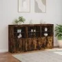 Sideboard mit LED-Leuchten Räuchereiche 181,5x37x100 cm von , Sideboards - Ref: Foro24-3209153, Preis: 265,07 €, Rabatt: %