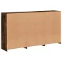 Sideboard mit LED-Leuchten Räuchereiche 181,5x37x100 cm von , Sideboards - Ref: Foro24-3209153, Preis: 265,07 €, Rabatt: %