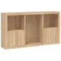 Sideboard with Sonoma oak LED lights 181.5x37x100 cm by , Sideboards - Ref: Foro24-3209179, Price: 207,03 €, Discount: %
