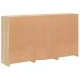 Sideboard with Sonoma oak LED lights 181.5x37x100 cm by , Sideboards - Ref: Foro24-3209179, Price: 207,03 €, Discount: %