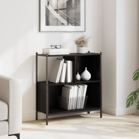 Parkettregal schwarz 72x28x77,5 cm von , Bücherregale und Regale - Ref: Foro24-838878, Preis: 52,05 €, Rabatt: %