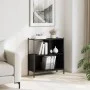 Parkettregal schwarz 72x28x77,5 cm von , Bücherregale und Regale - Ref: Foro24-838878, Preis: 51,41 €, Rabatt: %
