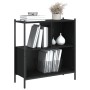 Parkettregal schwarz 72x28x77,5 cm von , Bücherregale und Regale - Ref: Foro24-838878, Preis: 52,05 €, Rabatt: %
