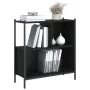 Parkettregal schwarz 72x28x77,5 cm von , Bücherregale und Regale - Ref: Foro24-838878, Preis: 51,41 €, Rabatt: %