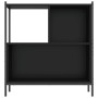 Engineered wood bookshelf black 72x28x77.5 cm by , Bookcases and shelves - Ref: Foro24-838878, Price: 52,05 €, Discount: %