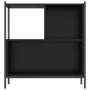 Parkettregal schwarz 72x28x77,5 cm von , Bücherregale und Regale - Ref: Foro24-838878, Preis: 51,41 €, Rabatt: %