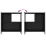 Engineered wood bookshelf black 72x28x77.5 cm by , Bookcases and shelves - Ref: Foro24-838878, Price: 52,05 €, Discount: %
