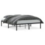 Schwarzer Metallbettrahmen 140x200 cm von , Betten und Lattenroste - Ref: Foro24-373656, Preis: 89,61 €, Rabatt: %