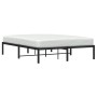 Schwarzer Metallbettrahmen 140x200 cm von , Betten und Lattenroste - Ref: Foro24-373656, Preis: 89,61 €, Rabatt: %