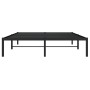 Schwarzer Metallbettrahmen 140x200 cm von , Betten und Lattenroste - Ref: Foro24-373656, Preis: 89,61 €, Rabatt: %