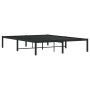 Schwarzer Metallbettrahmen 140x200 cm von , Betten und Lattenroste - Ref: Foro24-373656, Preis: 89,61 €, Rabatt: %